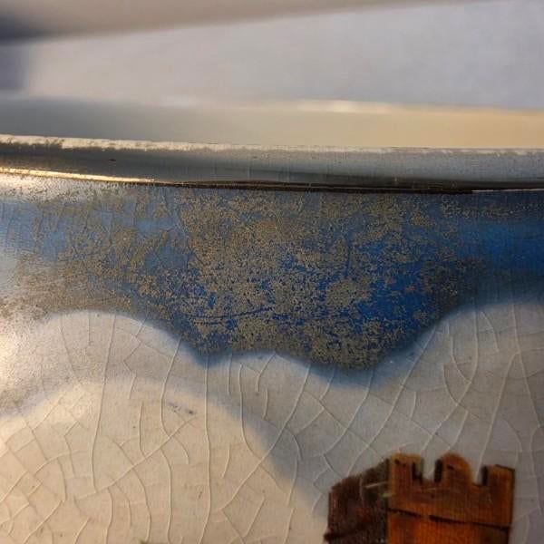 Curated 1930s Newhall Hanley "Tower of London" Ironstone Centerpiece For Sale - Image 16 of 16