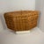 Vintage Woven English Willow/Wicker Garden Basket With Handle For Sale - Image 14 of 18