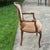 1980s 1980s Chateau d'Ax Louis XV Carved Walnut & Cocoa Velvet Open Arm Fauteuil Accent Chair For Sale - Image 5 of 8