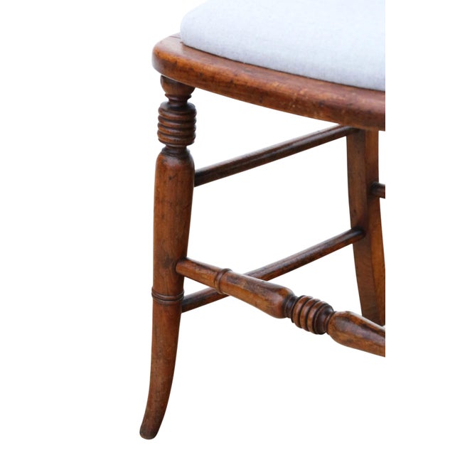 Wood Antique Beech Dining Chairs, 1800s, Set of 4 For Sale - Image 7 of 11