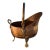Antique French Copper & Brass Coal Bucket Fireside Bin For Sale