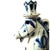 Ceramic Vintage Russian Gzhel Blue & White Horse-Form Candlesticks – A Pair For Sale - Image 7 of 9