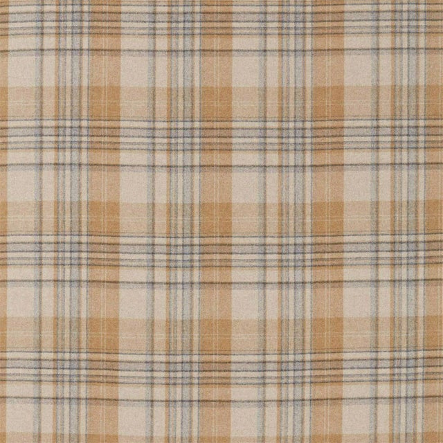 Sanderson Bryndle Check Fabric in Honey/Grey - a Sample For Sale