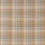 Sanderson Bryndle Check Fabric in Honey/Grey - a Sample For Sale