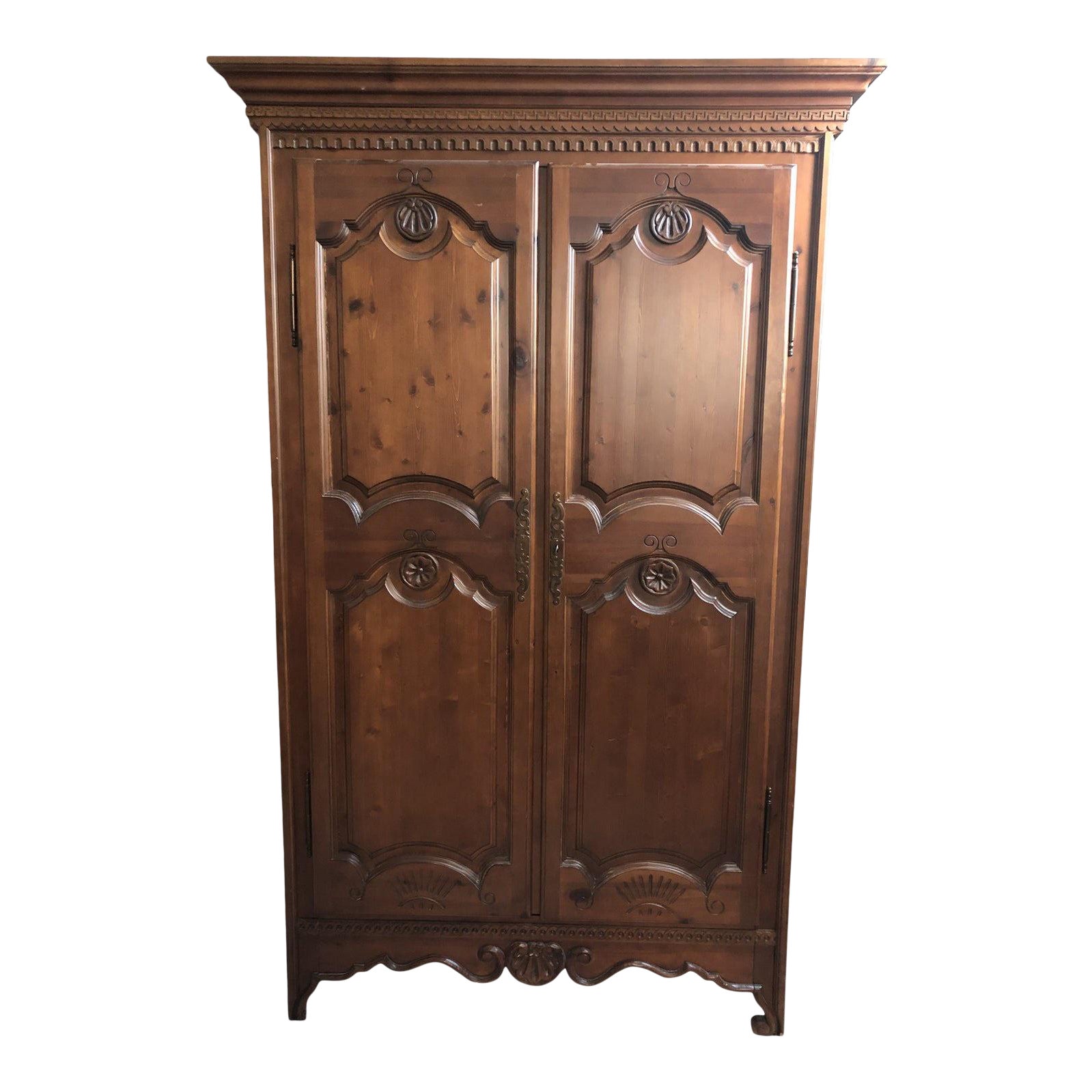 1990s Traditional Spanish Armoire Chairish