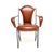 Vintage Leather and Steel Dining Chairs attributed to Frederic Weinberg, 1960, Set of 8 For Sale - Image 9 of 16