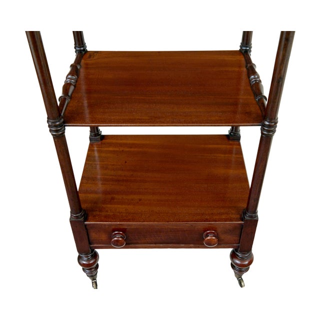 Antique Mahogany What Not, 1850 For Sale - Image 4 of 9