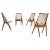 Wood Chairs Flamingo by Thea Leonard for Nässjö Stolfabrik, Sweden, 1960s, Set of 4 For Sale - Image 7 of 7