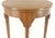 Pair Walnut Baker Demilune Flip Top Round End Side Console Occasional Table MINT For Sale - Image 6 of 12