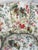George Smith Attr. Floral Swivel 2 Armchairs and Ottoman For Sale - Image 9 of 11
