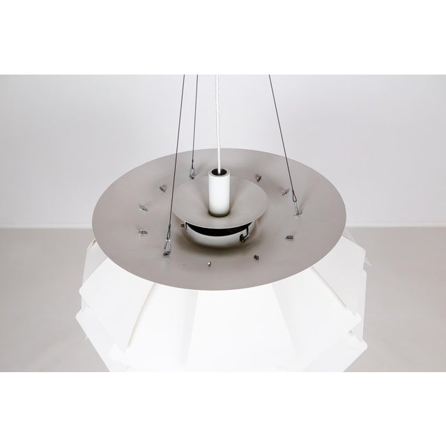 White Vintage Danish Artichoke Pendant Lamp by Poul Henningsen, 1980s For Sale - Image 8 of 12