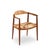 Hans Wegner for Johannes Hansen Jh 501 Mid Century Cane and Teak Dining Chairs - Set of 4 For Sale - Image 12 of 14