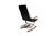 Gerald McCabe for Brown Saltman Steel and Walnut Mid-Century Rocking Chair, Attributed For Sale In San Francisco - Image 6 of 12