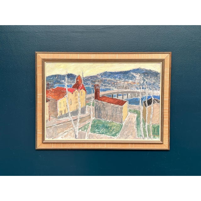 John Hedman, Östersund, Strandgatan 1, 1971, Oil on Panel, Framed For Sale - Image 12 of 18