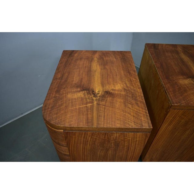Art Deco Bedside Tables, Czechoslovakia, 1934, Set of 2 For Sale - Image 12 of 16