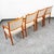 Mid Century Danish Modern Dining Chairs Set 4 Wool Teak Wood Svegards Sweden MCM For Sale - Image 12 of 12