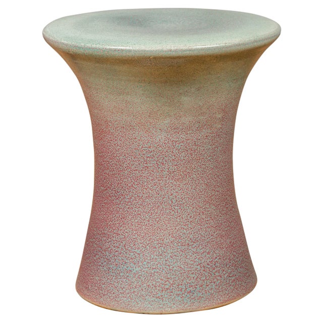 Chinese Contemporary Artisan Hand Painted and Glazed Curving Garden Seat For Sale - Image 12 of 12