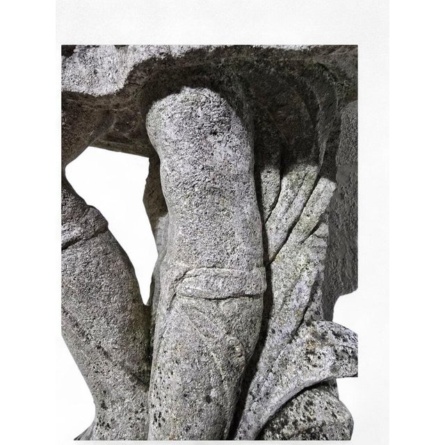 Large 19th Century Italian Limestone Statue, 1890s For Sale - Image 12 of 18