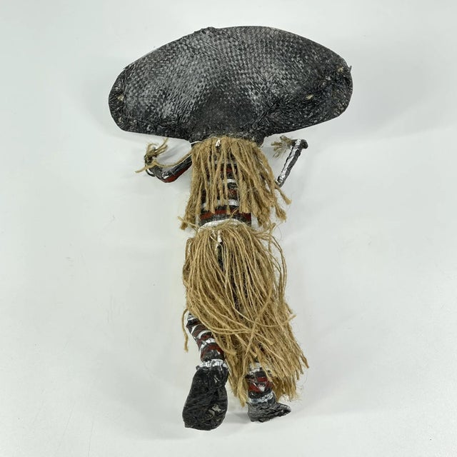 Early 20th Century Early 20th Century Makishi Painted African Doll For Sale - Image 5 of 8