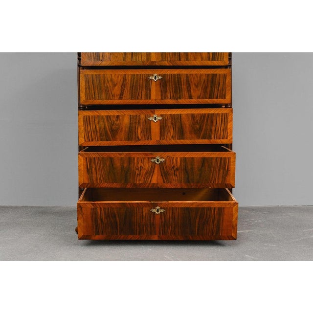 Gründerzeit Chest of Drawers in Walnut, 1700s For Sale - Image 12 of 18