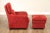 Roche Bobois Italian Modern Upholstered Lounge Armchair and Ottoman For Sale In Philadelphia - Image 6 of 12