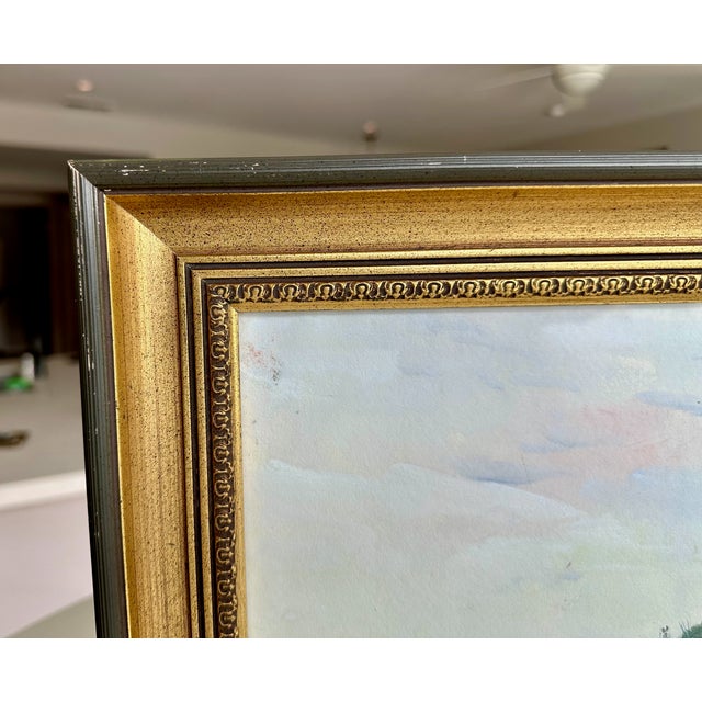 Henry Deidrich Gremke Original California Landscape Watercolor, Framed For Sale - Image 12 of 15