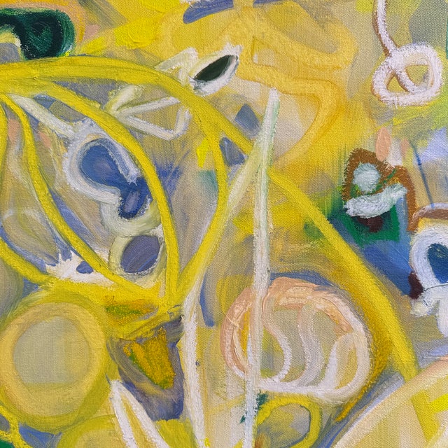 "Alive and Kicking" Original Abstract Painting by Chris Artabasy For Sale - Image 4 of 7