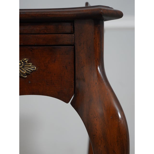 Maitland Smith Burlwood 1 Drawer Writing Desk For Sale - Image 11 of 18