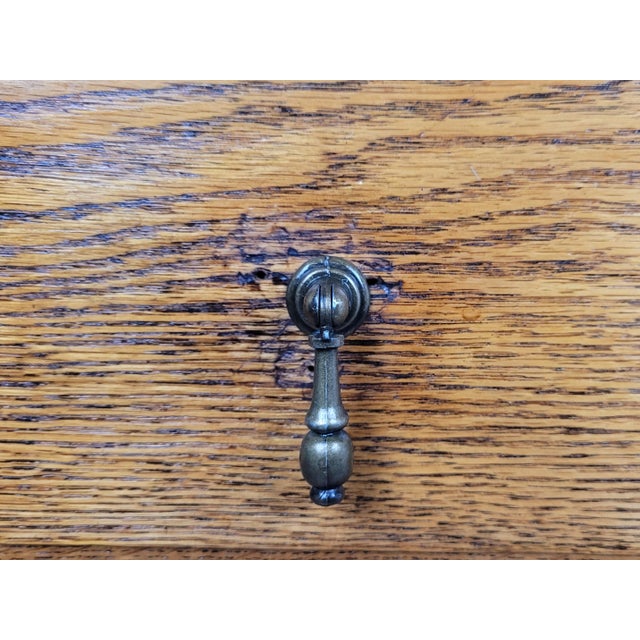 Vintage Oak Chest of Drawers, 1930 For Sale - Image 15 of 17