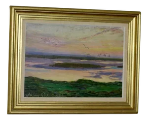 William Gislander, Seabirds Over Ocean, 1917, Framed