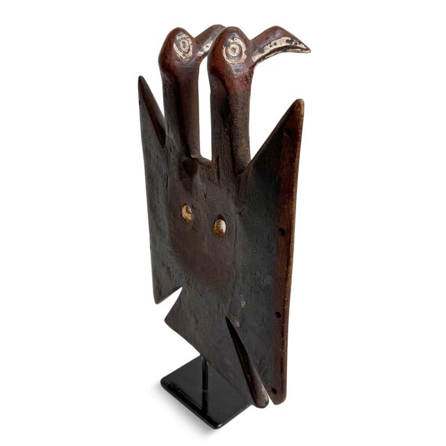 Wood Antique Burkina Faso Toussian Harvest Mask For Sale - Image 7 of 10