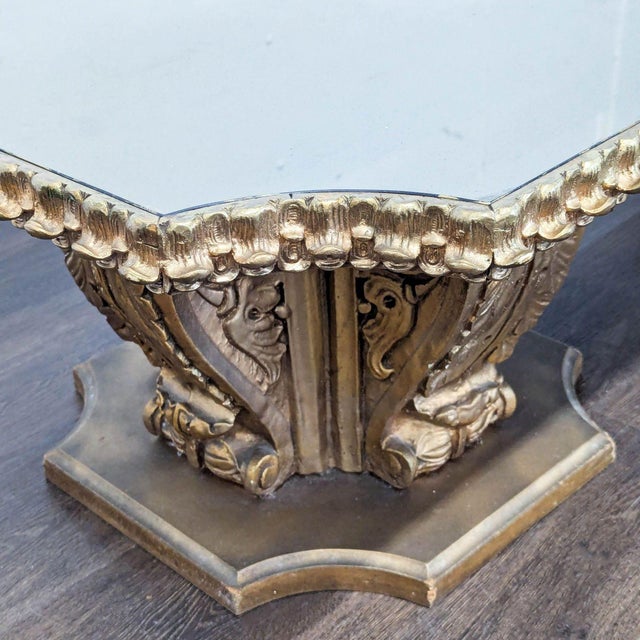Vintage Mid-Century Mediterranean Style Coffee Table For Sale In San Francisco - Image 6 of 6