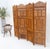 Brown Fine Asian Carved Teak 4 Panels Screen Room Divider Mint! For Sale - Image 8 of 11