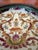 Ceramic Exquisite Antique Hua Rong Tang Zhi Porcelain Brass Footed Decorative Trinket Plate For Sale - Image 7 of 12