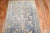 Soft Blue Turkish Runner rug no.j2848 For Sale - Image 4 of 10