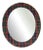 Vintage Oval Wall Mirror, 1970s For Sale