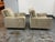 Natuzzi Editions Inside C245 Fabric Swivel Chairs, Pair For Sale In San Francisco - Image 6 of 12