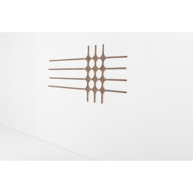 1980s Casted Door Fixture Surface Relief, 1980s For Sale - Image 5 of 7