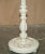 Painted Floor Lamp with Vintage Floral Shade For Sale - Image 5 of 9
