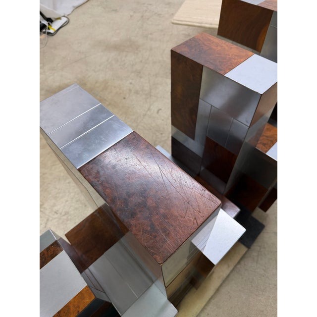 Original Paul Evans Cityscape Dining Table or Console Table Base, 1970s For Sale - Image 17 of 18