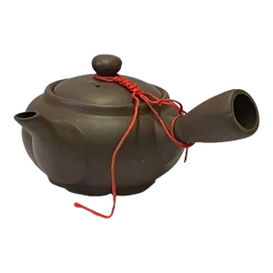 Chinese Handmade Yixing Zisha Clay Teapot With Artistic Accent
