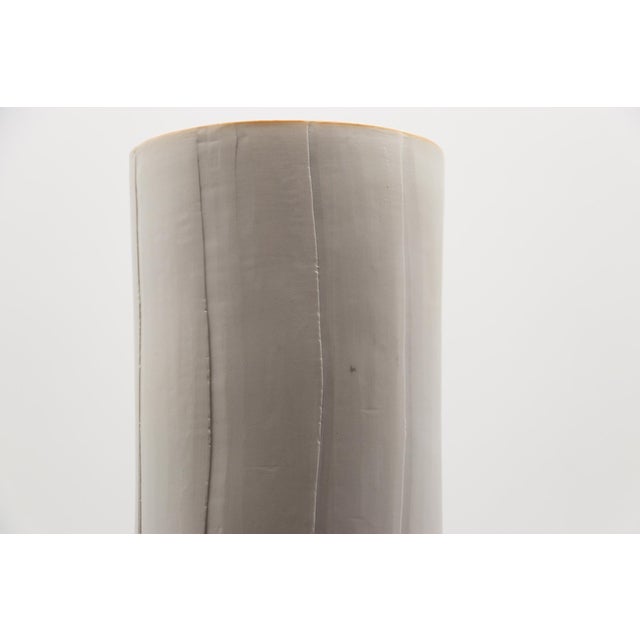 Large Contemporary Minimalist Portuguese Vase, Porcelain For Sale - Image 9 of 12