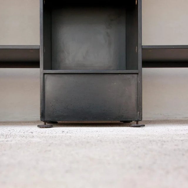 Wood LB72 Bookcase with Brass Details by Marco Zanuso for Poggi, 1982 For Sale - Image 7 of 9