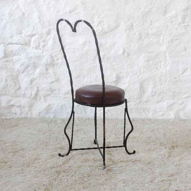 Metal Mid-Century Chairs, France, 1950s, Set of 4 For Sale - Image 7 of 15