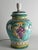 Deruta Porcelain Table Lamp with Hand-Painted Grape Decoration, Italy, 1960s For Sale - Image 13 of 17