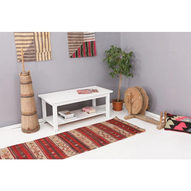 Mid 20th Century Vintage Kilim Runner For Sale In Los Angeles - Image 6 of 7