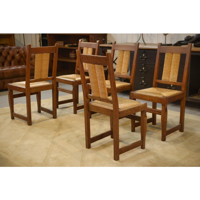 Vintage Brutalist Chairs, 1950s, Set of 6 For Sale - Image 9 of 14
