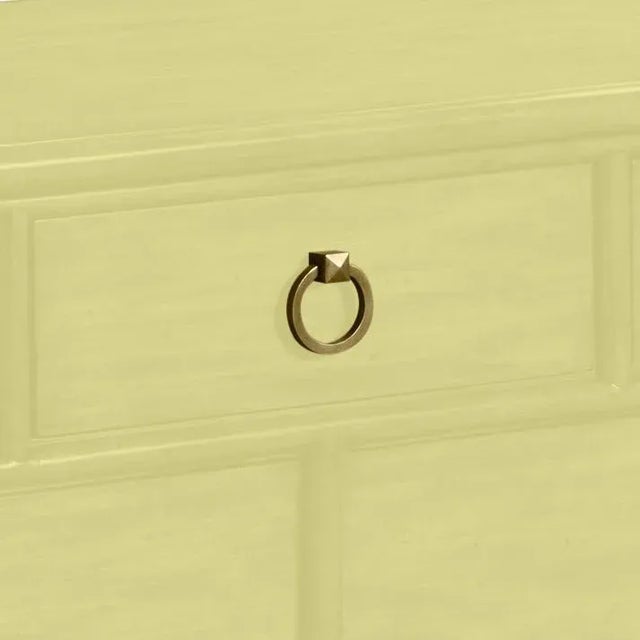 This is a made to order item with a 8-10 week lead time. The color is Benjamin Moore Pale Avocado. A rectangular molded...