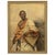 African Antique 19thC Spanish Orientalist Painting North African Arab Berber Musician by Antonio Rivas, 1880 For Sale - Image 3 of 13