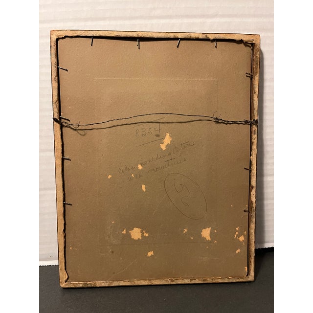 Early 20th Century Antique Framed Coastal Landscape Print For Sale - Image 5 of 6